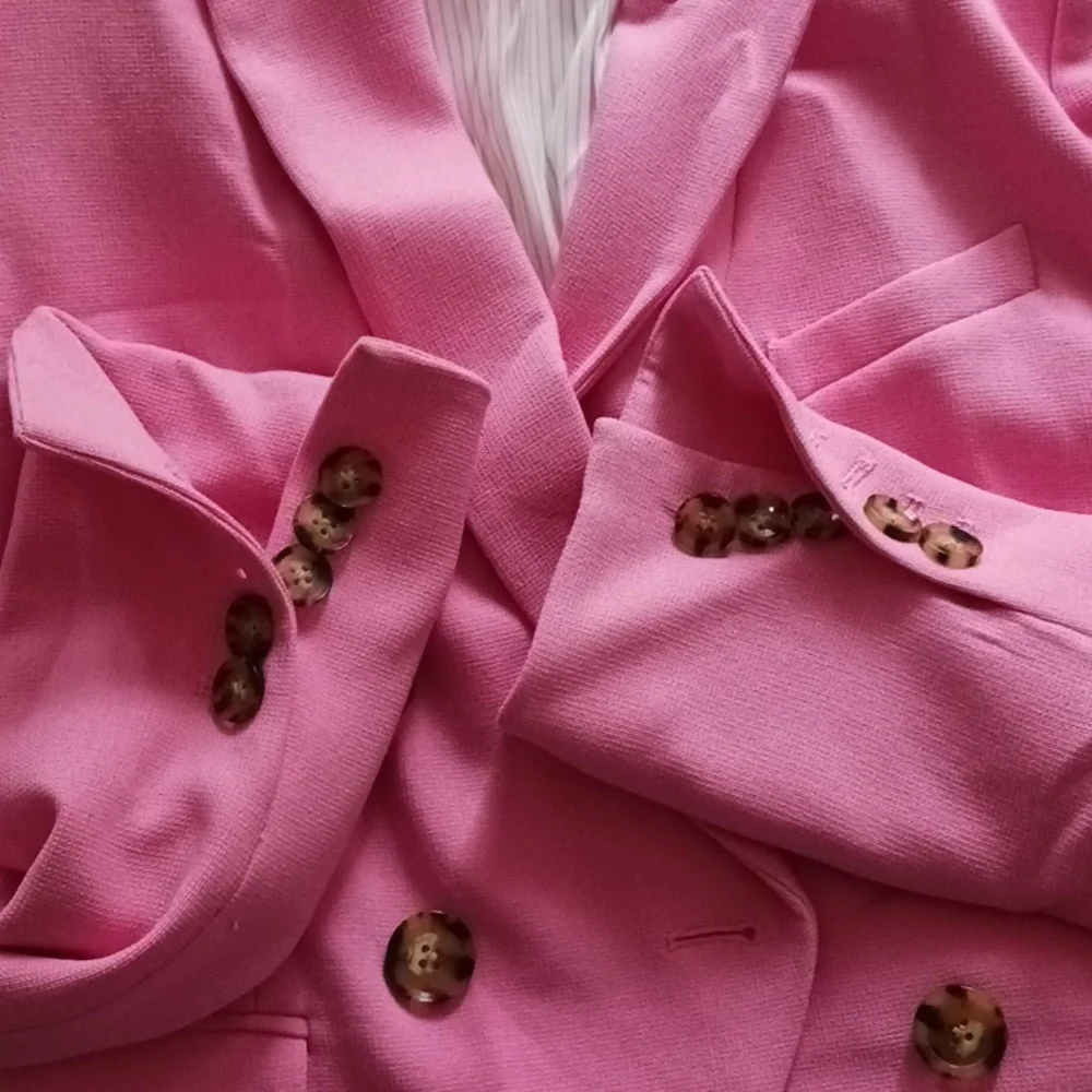 Veronica Beard Miller Dickey Blazer Pink | size 4 - Picture 10 of 11